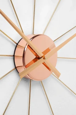 Online KARE Design Zegar ścienny Like Umbrella Ø100 cm różowe złoto - KARE