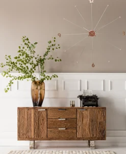 Online KARE Design Zegar ścienny Like Umbrella Ø100 cm różowe złoto - KARE