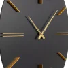 Clearance KARE Design Zegar ścienny Luca Ø70 cm czarny - KARE