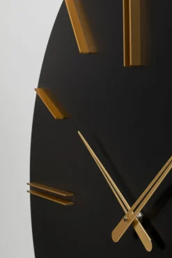 Clearance KARE Design Zegar ścienny Luca Ø70 cm czarny - KARE