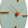 New KARE Design Zegar ścienny nowoczesny okrągły zielony Ø30 cm - KARE