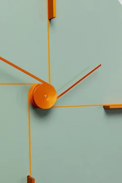 New KARE Design Zegar ścienny nowoczesny okrągły zielony Ø30 cm - KARE