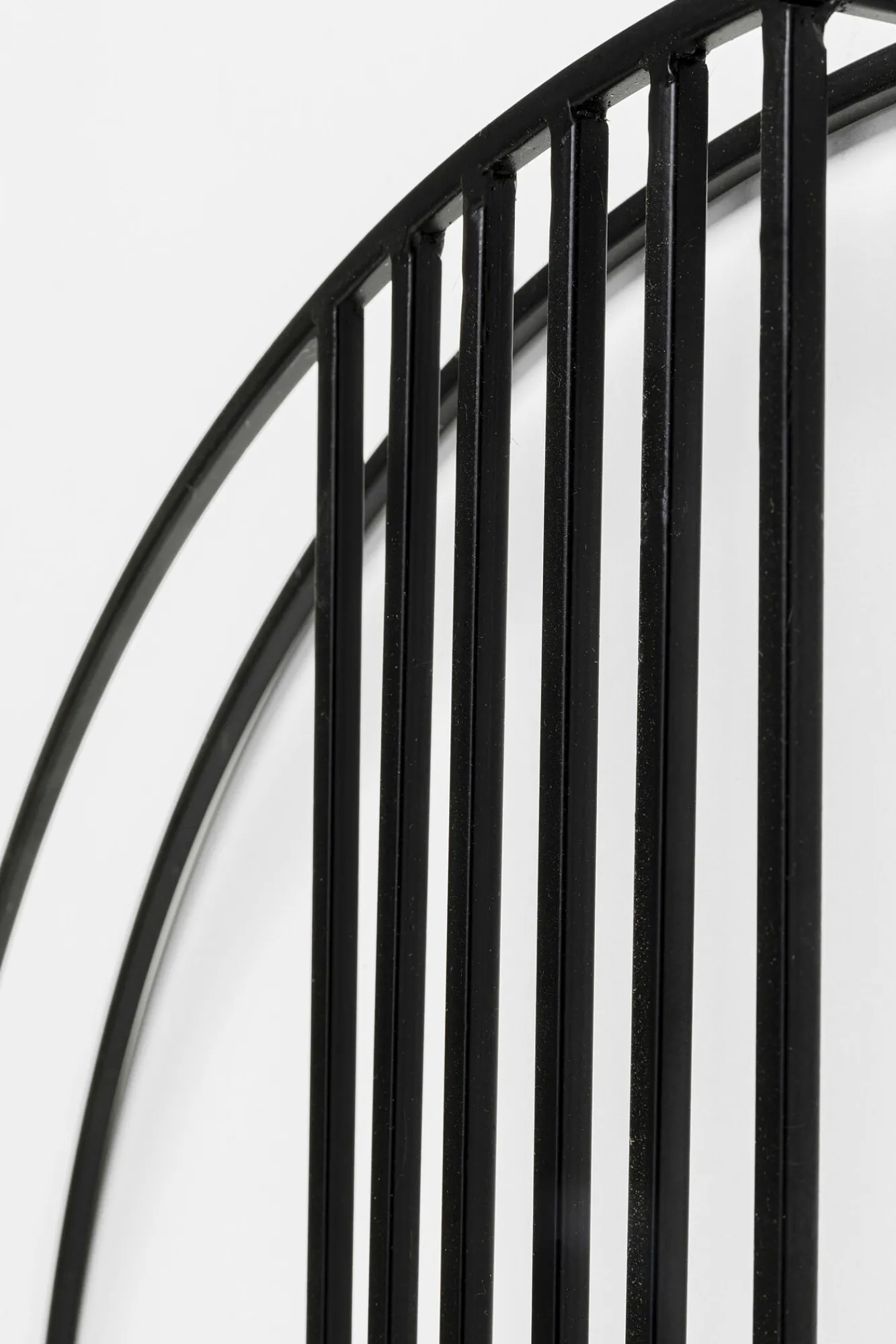 Outlet KARE Design Zegar ścienny Strings Ø60 cm czarny - KARE