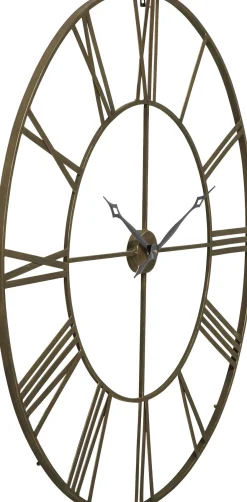 Hot KARE Design Zegar wiszący Factory Ø121 cm brązowy - KARE