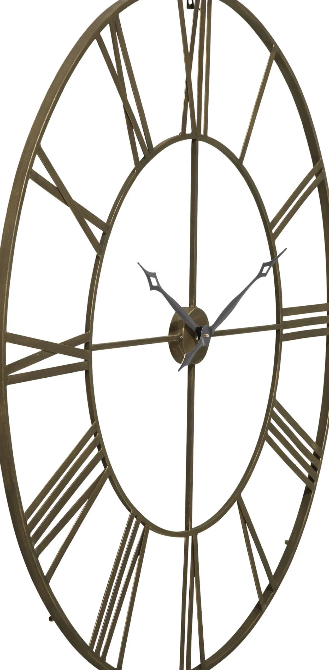 Hot KARE Design Zegar wiszący Factory Ø121 cm brązowy - KARE