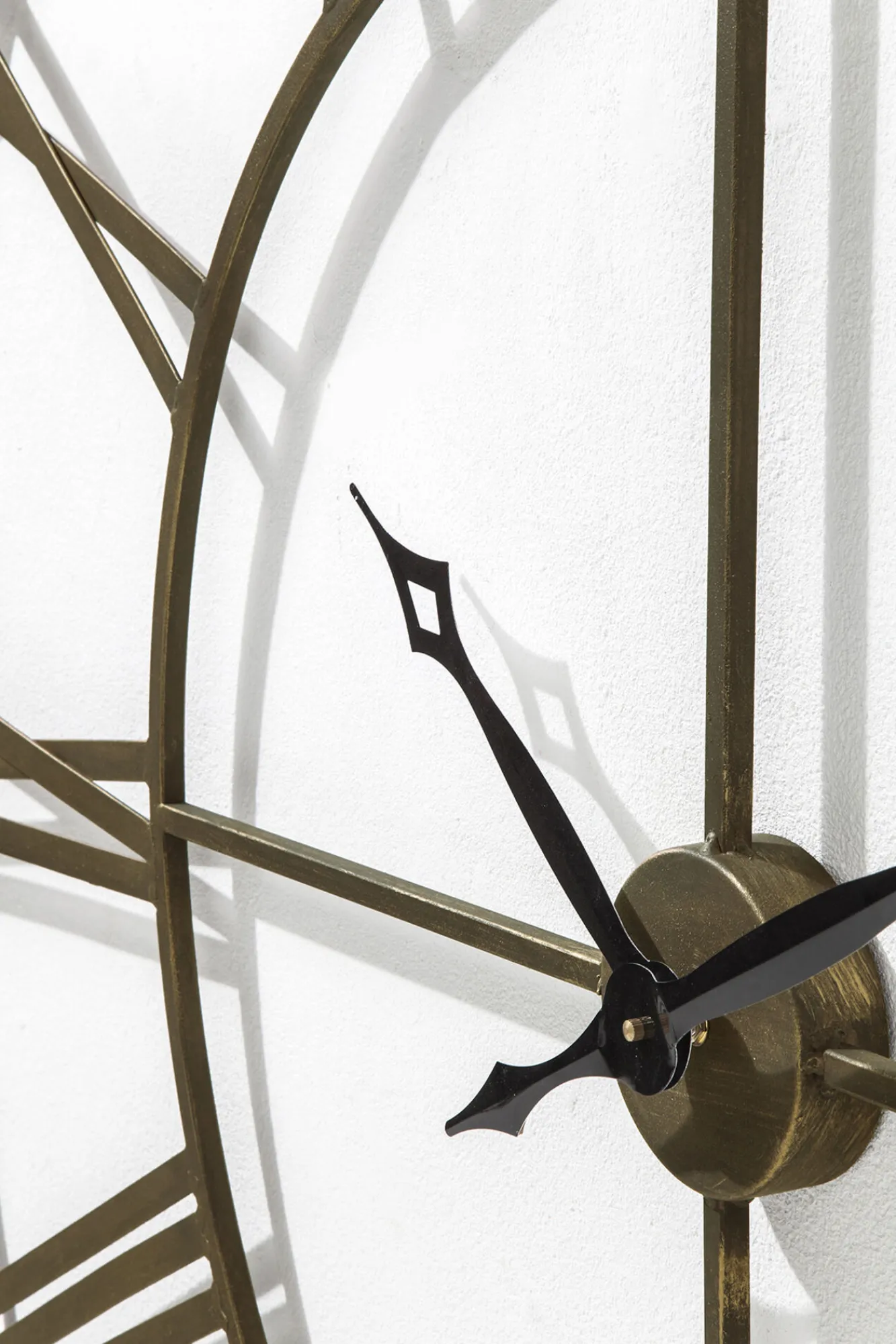 Hot KARE Design Zegar wiszący Factory Ø121 cm brązowy - KARE