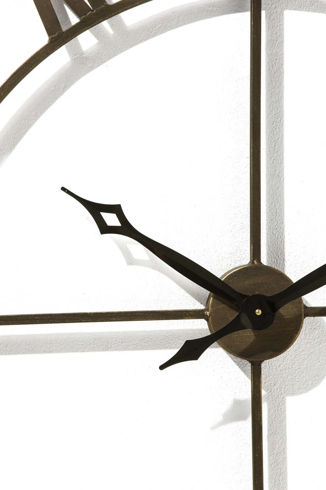 Hot KARE Design Zegar wiszący Factory Ø121 cm brązowy - KARE