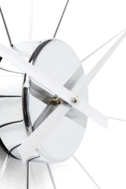 Best KARE Design Zegar wiszący Like Umbrella Ø100 cm chromowy - KARE