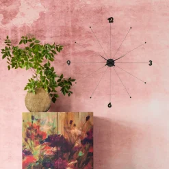 Clearance KARE Design Zegar wiszący Like Umbrella Ø100 cm czarny - KARE