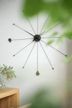 Clearance KARE Design Zegar wiszący Like Umbrella Ø100 cm czarny - KARE