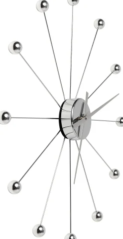 Online KARE Design Zegar wiszący Like Umbrella Balls Ø60 cm srebrny - KARE