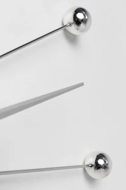 Online KARE Design Zegar wiszący Like Umbrella Balls Ø60 cm srebrny - KARE