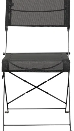 Hot KARE Design Zestaw 2 krzeseł ogrodowych składanych w kolorze czarnym 48x80 cm - KARE