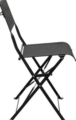 Hot KARE Design Zestaw 2 krzeseł ogrodowych składanych w kolorze czarnym 48x80 cm - KARE