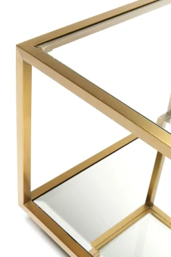 Discount KARE Design Zestaw czterech ław Luigi złote - KARE