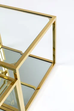 Fashion KARE Design Zestaw czterech stolików kawowych Orion złote - KARE