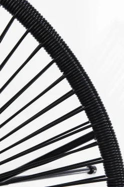 Fashion KARE Design Zestaw dwóch foteli ogrodowych - kolor czarny 73x85 cm - KARE