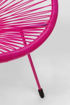 Discount KARE Design Zestaw dwóch foteli ogrodowych - kolor różowy 73x85 cm - KARE