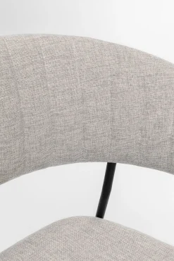 Outlet KARE Design Zestaw dwóch krzeseł beżowe nogi czarne 57x78 cm - KARE