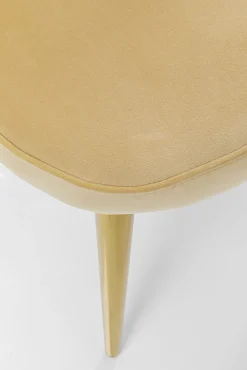 Best KARE Design Zestaw dwóch krzeseł Princess beżowe - nogi złote - KARE