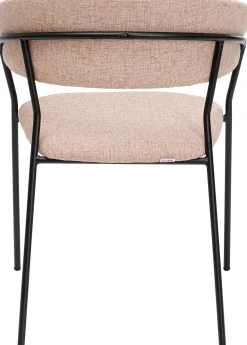 Outlet KARE Design Zestaw dwóch krzeseł różowe nogi czarne 57x78 cm - KARE