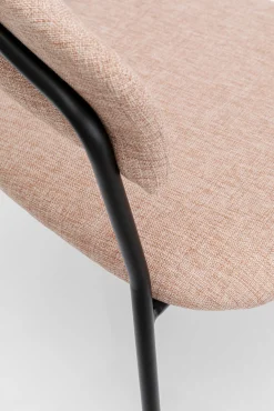 Outlet KARE Design Zestaw dwóch krzeseł różowe nogi czarne 57x78 cm - KARE