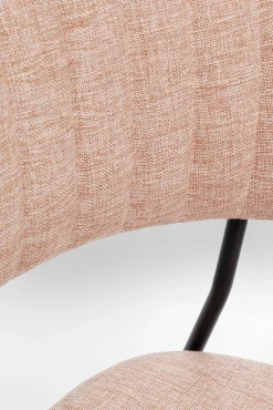 Outlet KARE Design Zestaw dwóch krzeseł różowe nogi czarne 57x78 cm - KARE