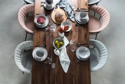 Best KARE Design Zestaw dwóch krzeseł tapicerka jasnoszara nogi czarne stalowe - KARE