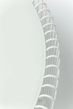 New KARE Design Zestaw dwóch stolików kawowych Wire białe - KARE