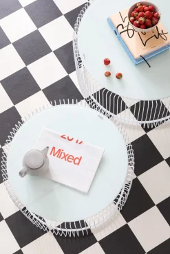 New KARE Design Zestaw dwóch stolików kawowych Wire białe - KARE