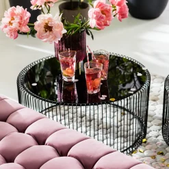 Sale KARE Design Zestaw dwóch stolików kawowych Wire czarne - KARE