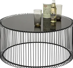 Sale KARE Design Zestaw dwóch stolików kawowych Wire czarne - KARE