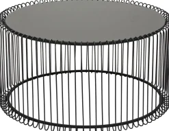 Sale KARE Design Zestaw dwóch stolików kawowych Wire czarne - KARE