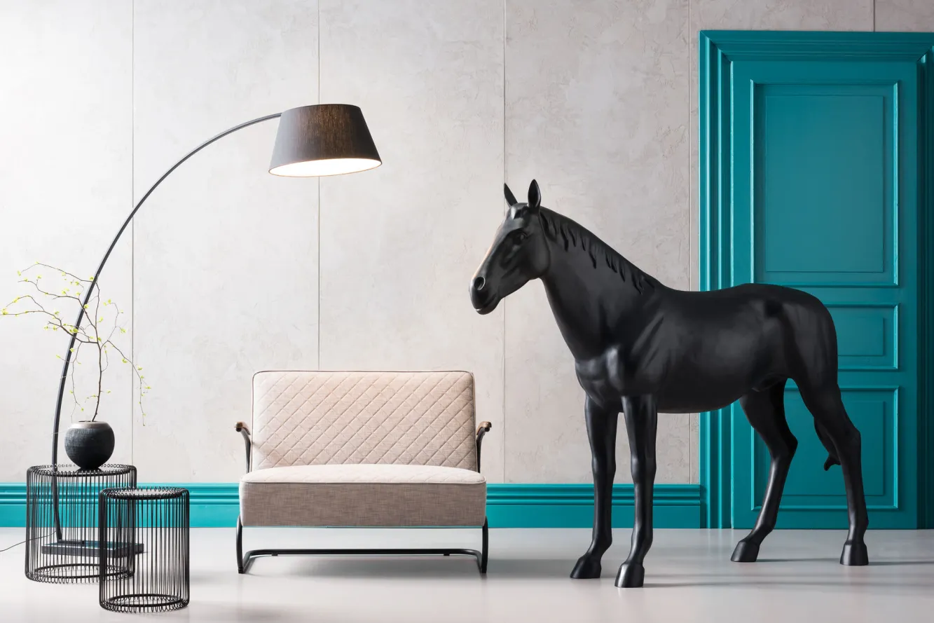 Discount KARE Design Zestaw dwóch stolików kawowych Wire czarne - KARE