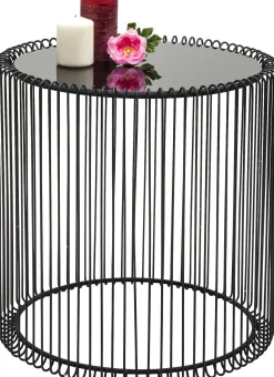 Discount KARE Design Zestaw dwóch stolików kawowych Wire czarne - KARE