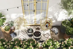 Hot KARE Design Zestaw dwóch stolików kawowych African Drums czarne - KARE