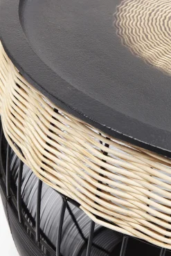 Hot KARE Design Zestaw dwóch stolików kawowych African Drums czarne - KARE