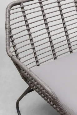 Clearance KARE Design Zestaw ogrodowy 4-elementowy sofa, 2 fotele i stolik kawowy - KARE