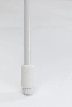 Discount KARE Design Zestaw ogrodowy fotel żyłkowy i stolik okrągły kolor biały - KARE