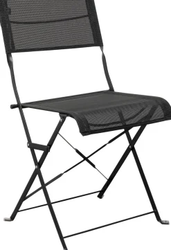 Discount KARE Design Zestaw ogrodowy składany 2 krzesła i stół kolor czarny - KARE