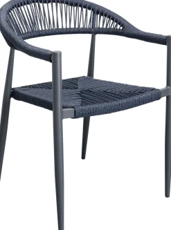 Outlet KARE Design Zestaw ogrodowy Sorento niebieski (5-szt) - KARE