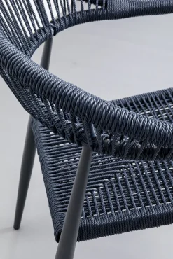 Outlet KARE Design Zestaw ogrodowy Sorento niebieski (5-szt) - KARE