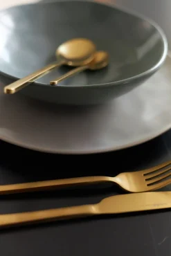 Hot KARE Design Zestaw sztućców Gloria (16 sztuk) złoty mat - KARE