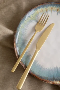 Hot KARE Design Zestaw sztućców Gloria (16 sztuk) złoty mat - KARE