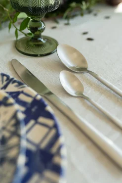 Discount KARE Design Zestaw sztućców Gloria (16 sztuk) srebrny mat - KARE