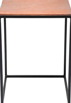 Fashion KARE Design Zestaw trzech stolików kawowych Loft Square Aluminum kolorowe - KARE