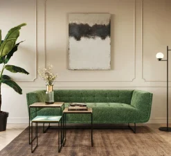 Outlet KARE Design Zestaw trzech stolików kawowych Ray Square kolorowe - KARE