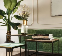 Outlet KARE Design Zestaw trzech stolików kawowych Ray Square kolorowe - KARE