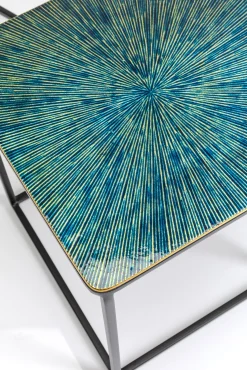 Outlet KARE Design Zestaw trzech stolików kawowych Ray Square kolorowe - KARE