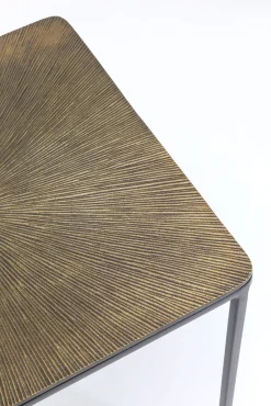 Outlet KARE Design Zestaw trzech stolików kawowych Ray Square kolorowe - KARE